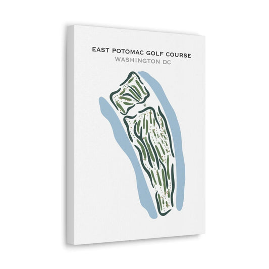 East Potomac Golf Course, Washington, D.C - Printed Golf Courses