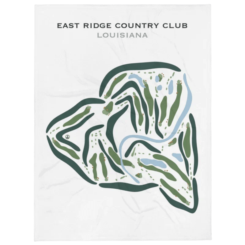 East Ridge Country Club, Louisiana - Printed Golf Courses
