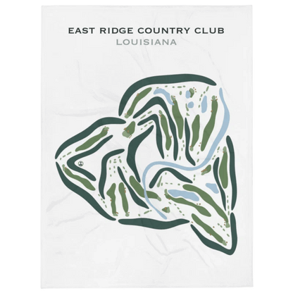 East Ridge Country Club, Louisiana - Printed Golf Courses