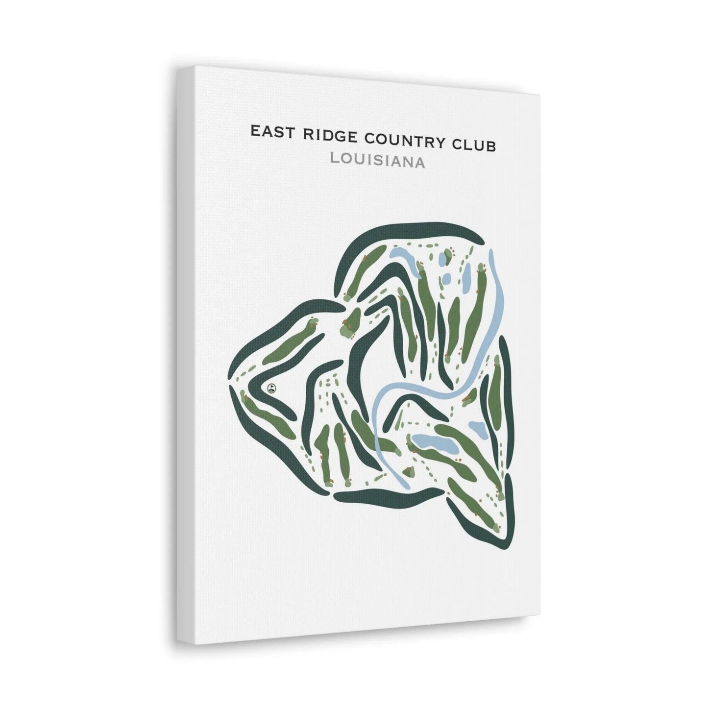 East Ridge Country Club, Louisiana - Printed Golf Courses