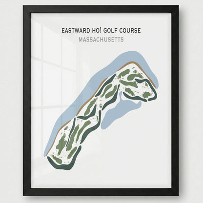 Eastward Ho! Golf Course, Massachusetts - Printed Golf Courses