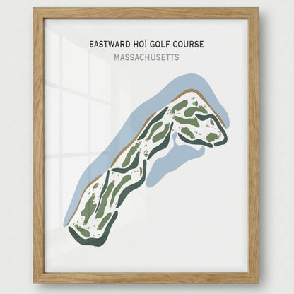 Eastward Ho! Golf Course, Massachusetts - Printed Golf Courses