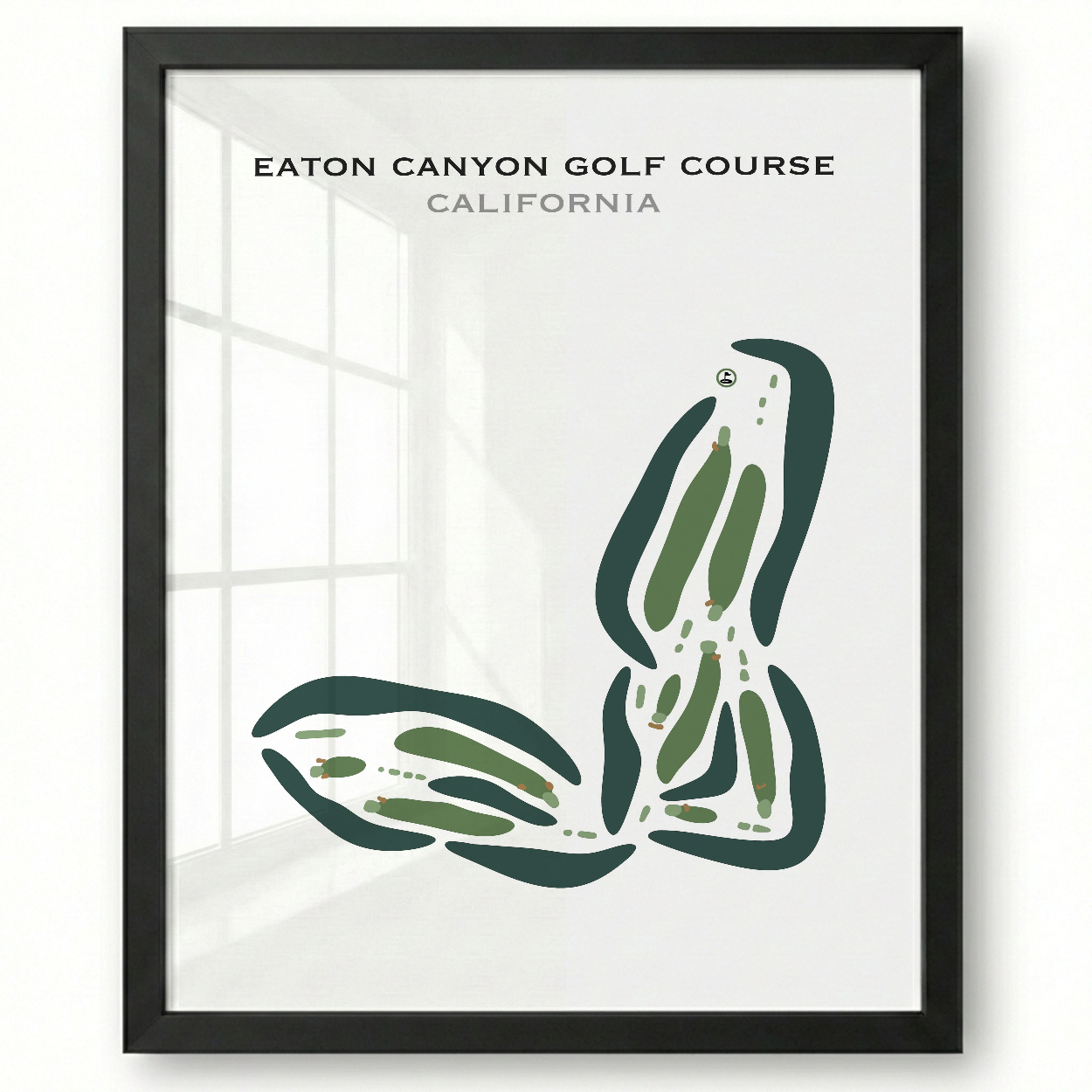 Eaton Canyon Golf Course, California - Printed Golf Courses