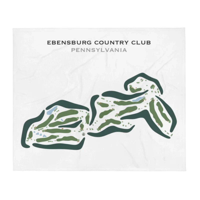 Ebensburg Country Club, Pennsylvania - Printed Golf Courses