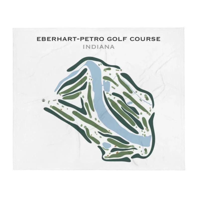 Eberhart-Petro Golf Course, Indiana - Printed Golf Course