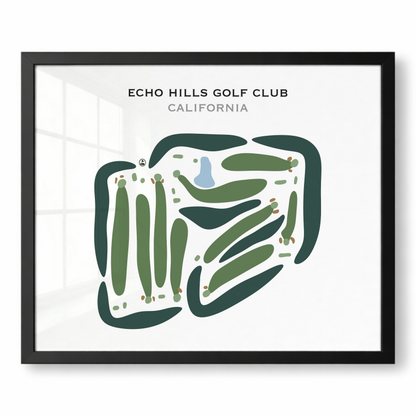 Echo Hills Golf Club, California - Printed Golf Courses