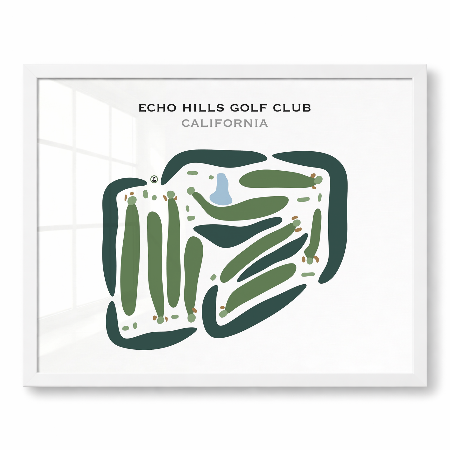 Echo Hills Golf Club, California - Printed Golf Courses