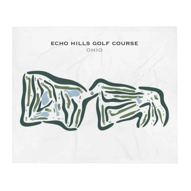 Echo Hills Golf Course, Ohio - Printed Golf Courses
