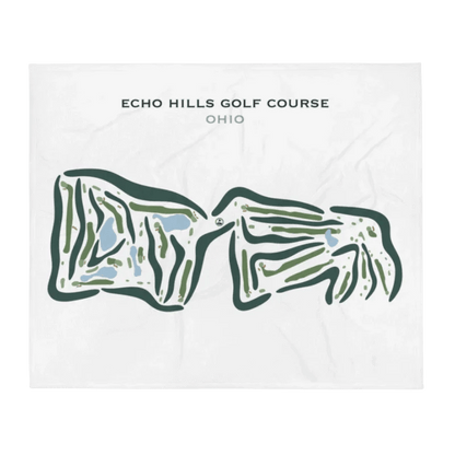 Echo Hills Golf Course, Ohio - Printed Golf Courses