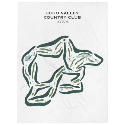 Echo Valley Country Club, Iowa - Printed Golf Courses