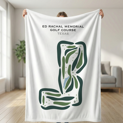 Ed Rachal Memorial Golf Course, Texas - Printed Golf Courses
