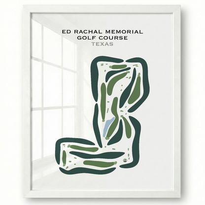 Ed Rachal Memorial Golf Course, Texas - Printed Golf Courses