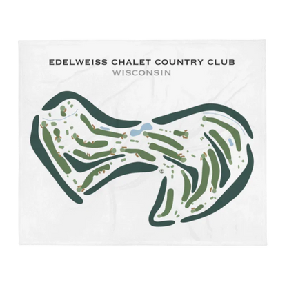 Edelweiss Chalet Country Club, Wisconsin - Printed Golf Course