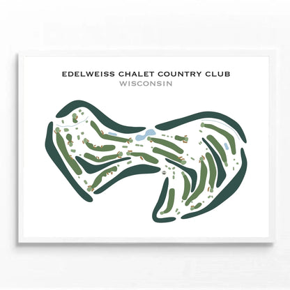 Edelweiss Chalet Country Club, Wisconsin - Printed Golf Course