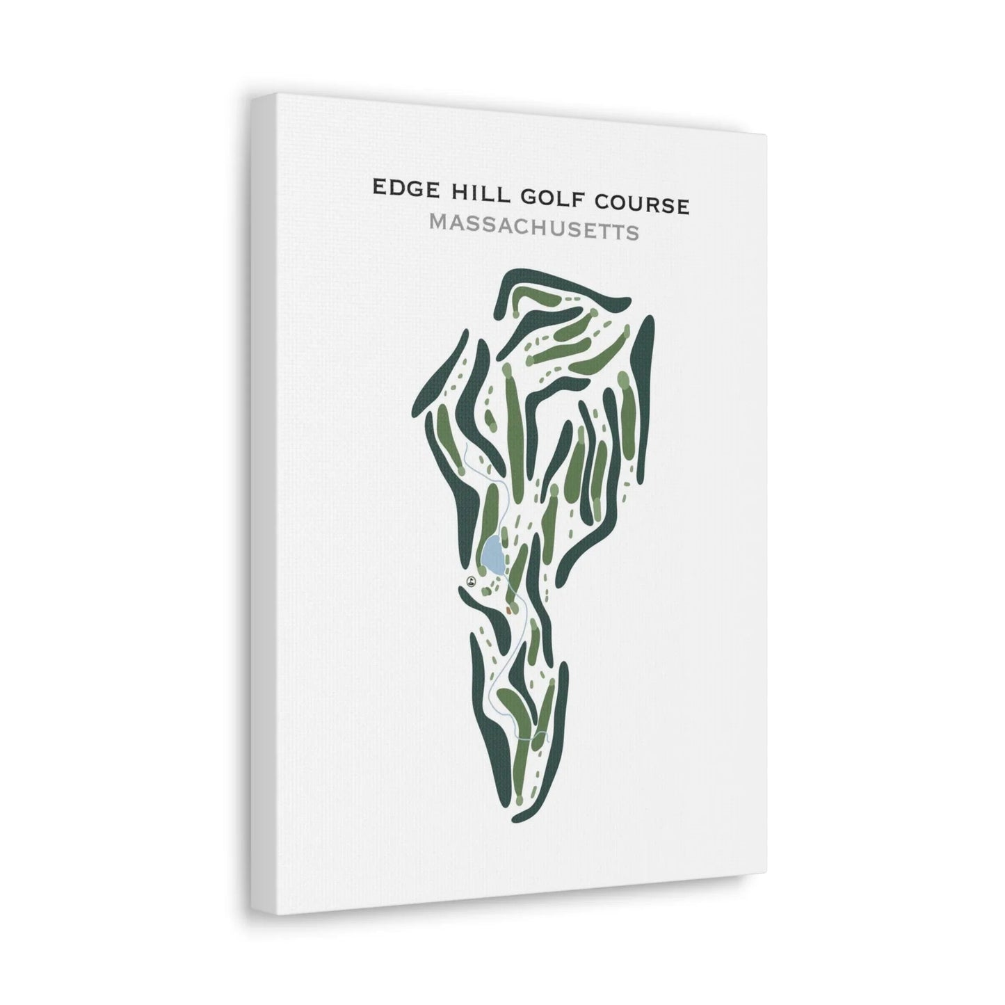 Edge Hill Golf Course, Massachusetts - Printed Golf Course