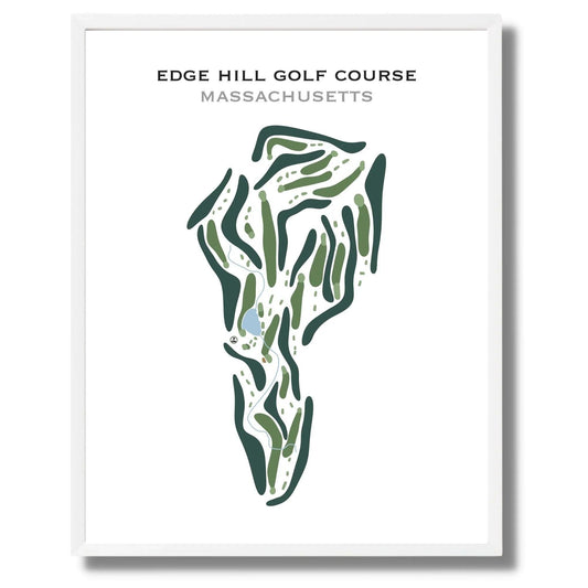 Edge Hill Golf Course, Massachusetts - Printed Golf Course