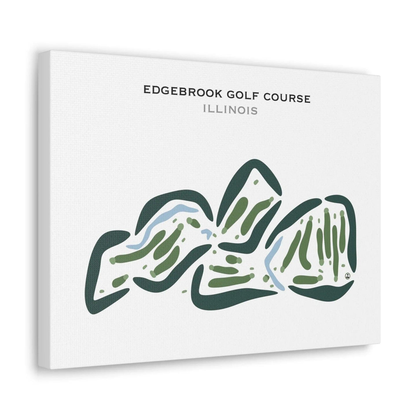 Edgebrook Golf Course, Illinois - Printed Golf Courses
