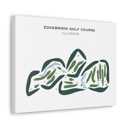 Edgebrook Golf Course, Illinois - Printed Golf Courses