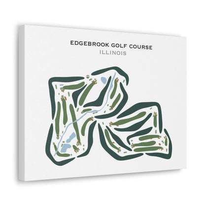 Edgebrook Golf Course, Sandwich, Illinois - Printed Golf Courses
