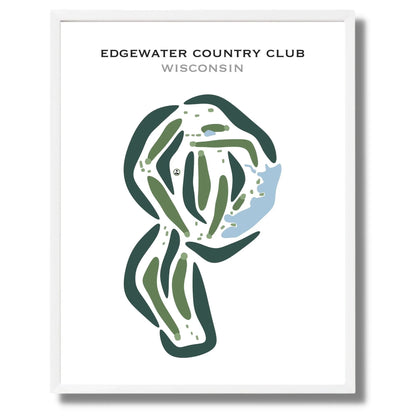 Edgewater Country Club, Wisconsin - Printed Golf Courses