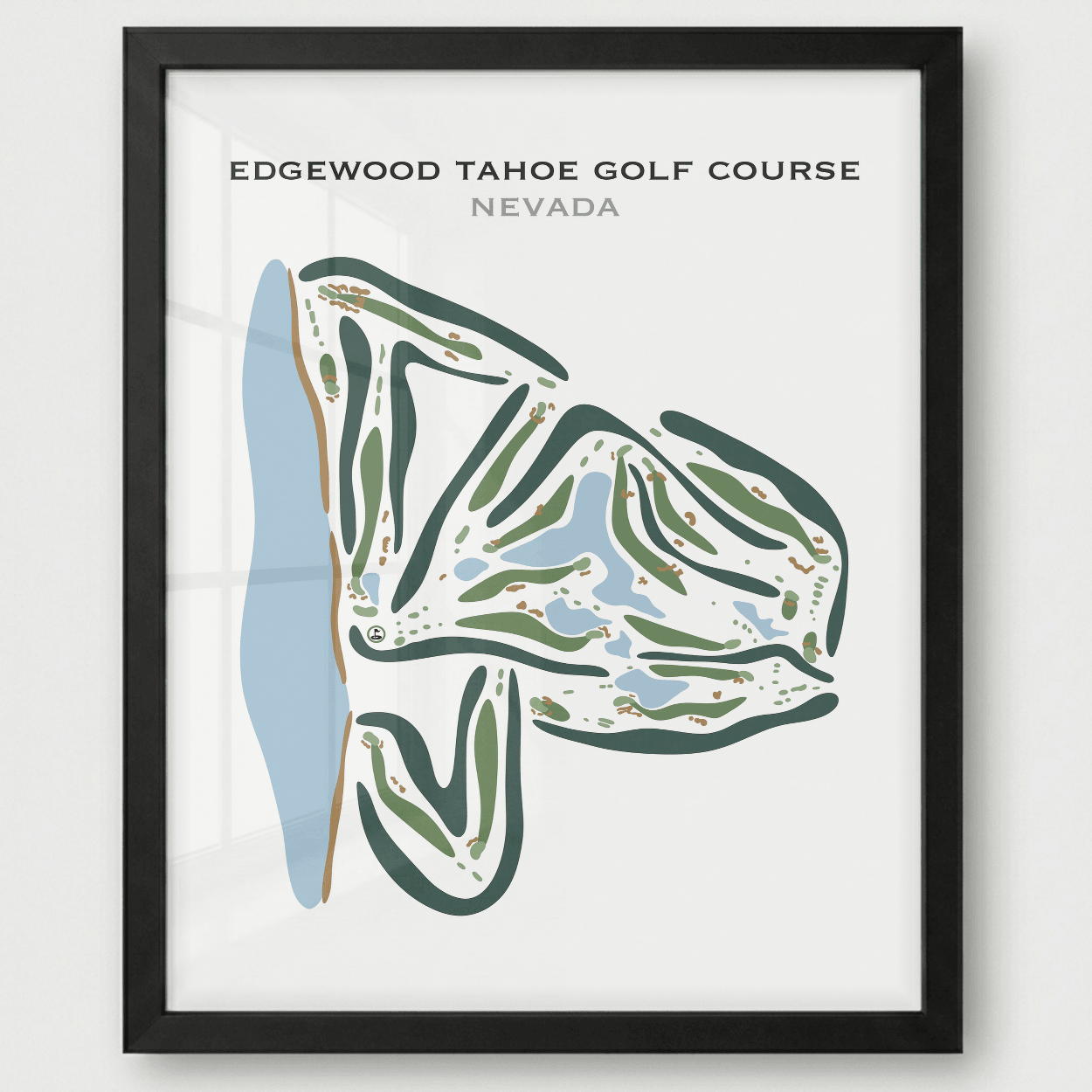 Edgewood Tahoe Golf Course, Nevada - Printed Golf Courses