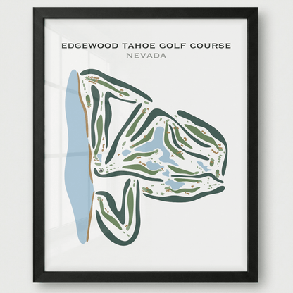 Edgewood Tahoe Golf Course, Nevada - Printed Golf Courses