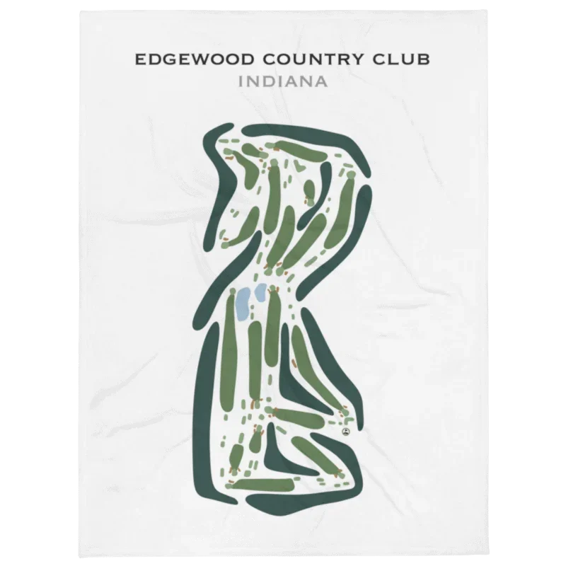 Edgewood Country Club, Indiana - Printed Golf Courses