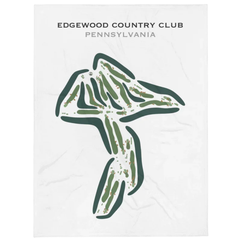 Edgewood Country Club, Pennsylvania - Printed Golf Courses