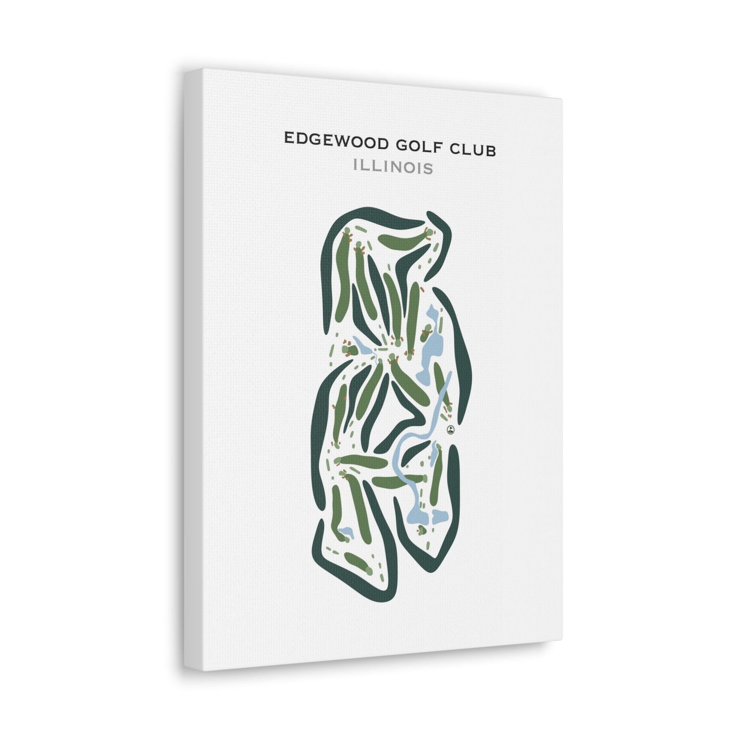 Edgewood Golf Club, Illinois - Printed Golf Courses