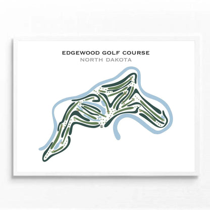 Edgewood Golf Course, North Dakota - Printed Golf Courses