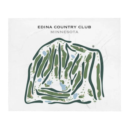 Edina Country Club, Minnesota - Printed Golf Course