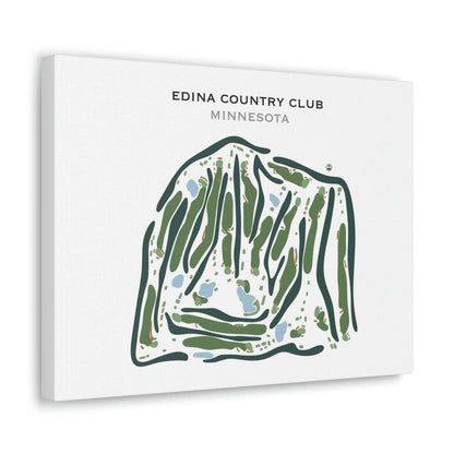 Edina Country Club, Minnesota - Printed Golf Course