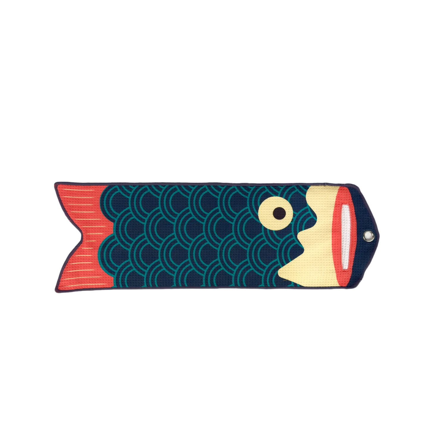 Koi Utility Towel (Blue)
