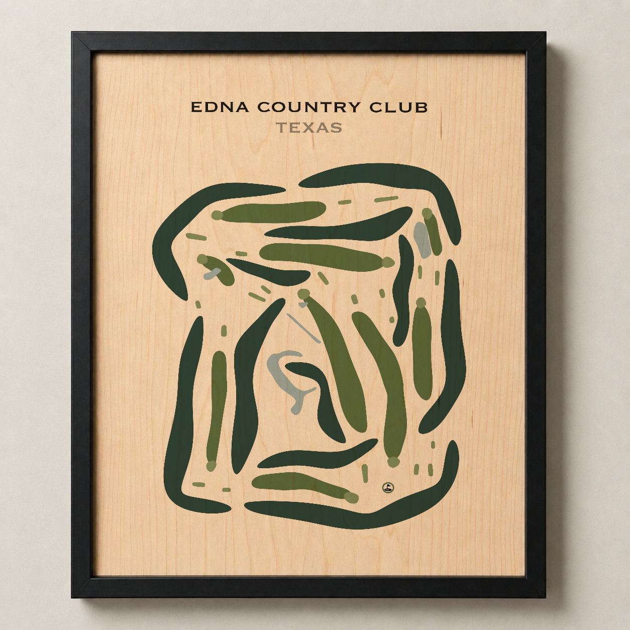 Edna Country Club, Texas - Printed Golf Courses