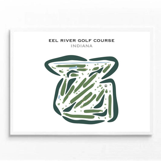 Eel River Golf Course, Indiana - Printed Golf Courses