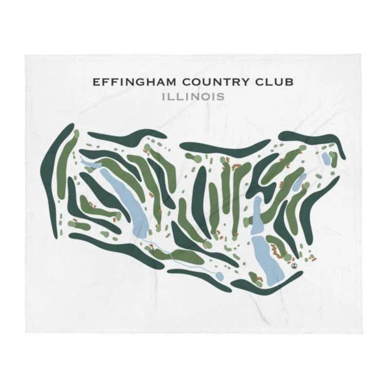 Effingham Country Club, Illinois - Printed Golf Course