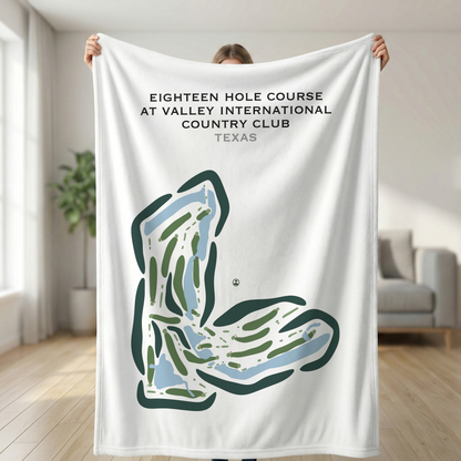 Eighteen Hole at Valley International Country Club, Texas - Printed Golf Courses