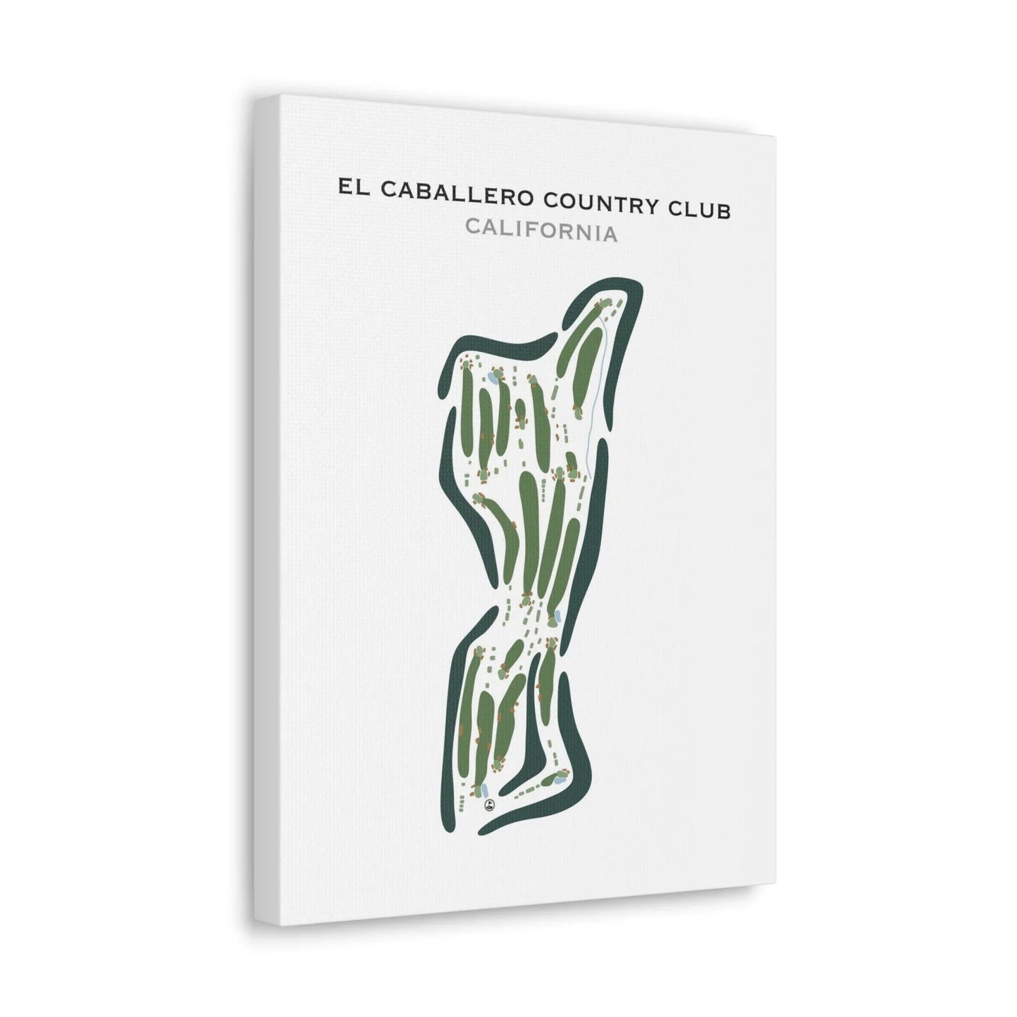 El Caballero Country Club, California - Printed Golf Course