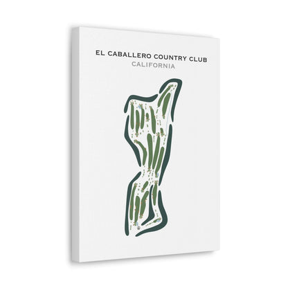 El Caballero Country Club, California - Printed Golf Course