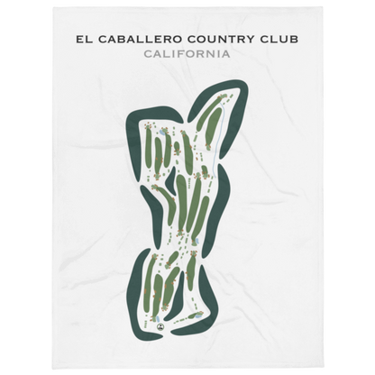El Caballero Country Club, California - Printed Golf Courses
