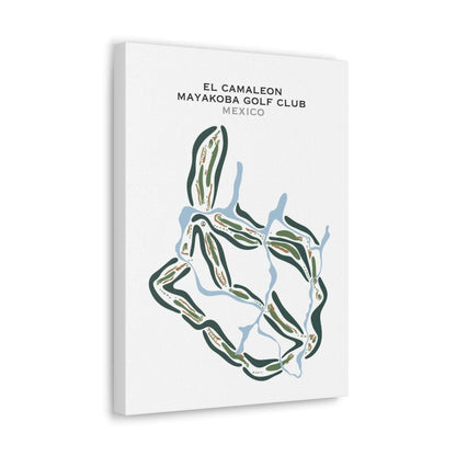 El Camaleón Mayakoba Golf Club, Mexico - Printed Golf Courses