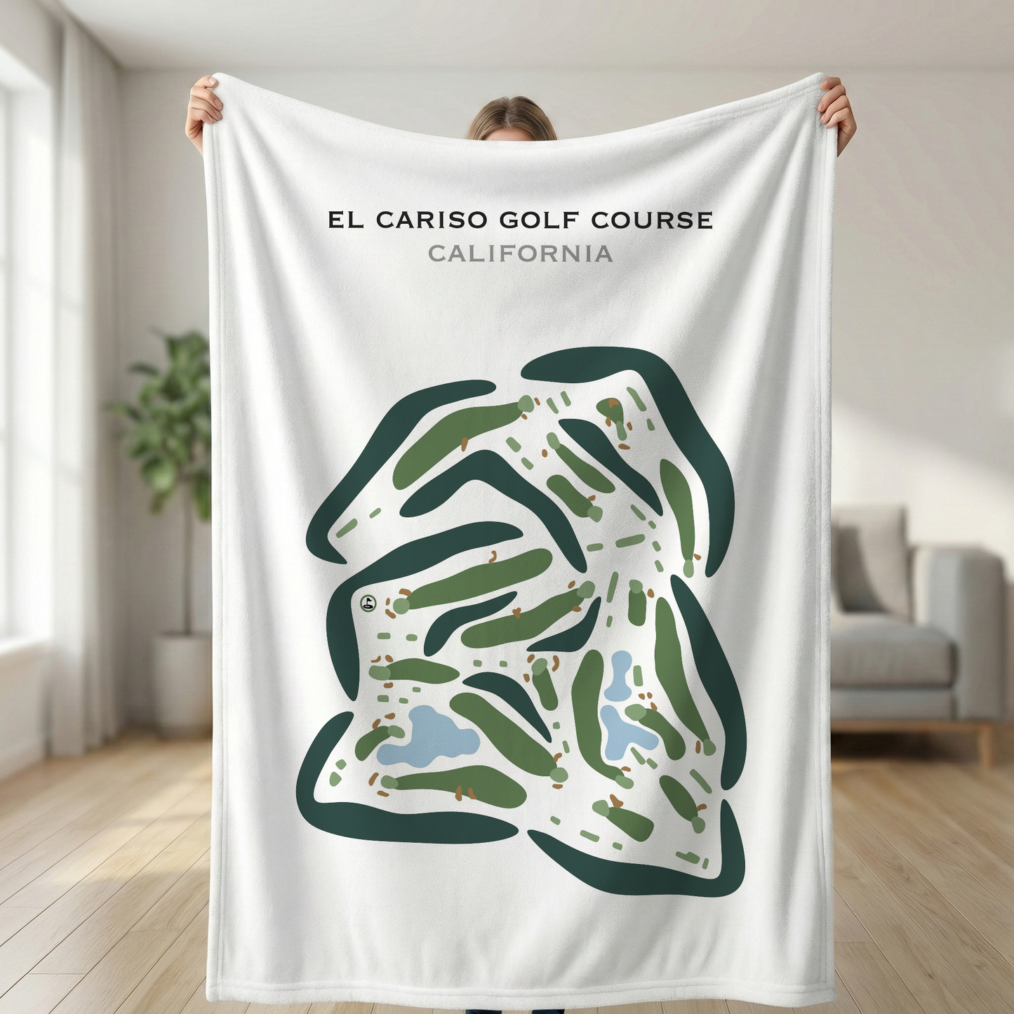 El Cariso Golf Course, California - Printed Golf Courses