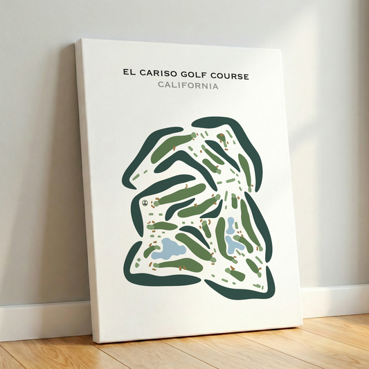 El Cariso Golf Course, California - Printed Golf Courses