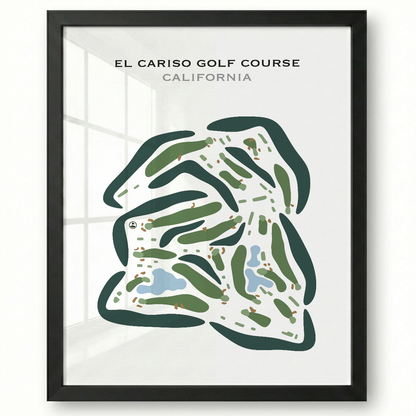 El Cariso Golf Course, California - Printed Golf Courses
