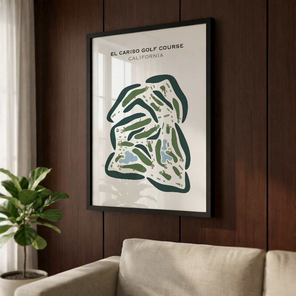 El Cariso Golf Course, California - Printed Golf Courses