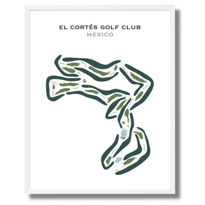 El CortÃ©s Golf Club, Mexico - Printed Golf Courses