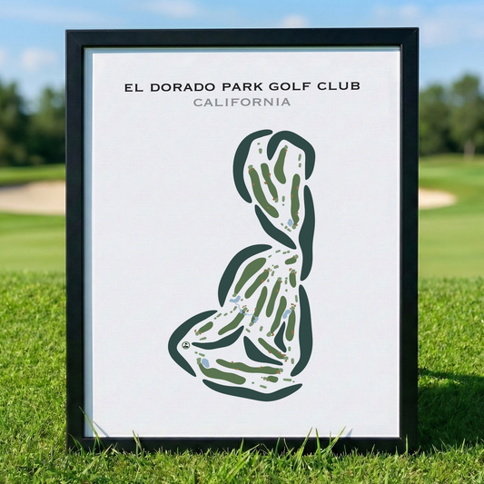 El Dorado Park Golf Club, California - Printed Golf Courses