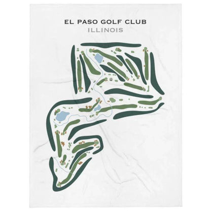 El Paso Golf Club, Illinois - Printed Golf Course