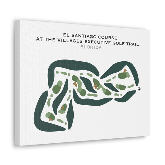 El Santiago Course at The Villages Executive Golf Trail, Florida - Printed Golf Courses
