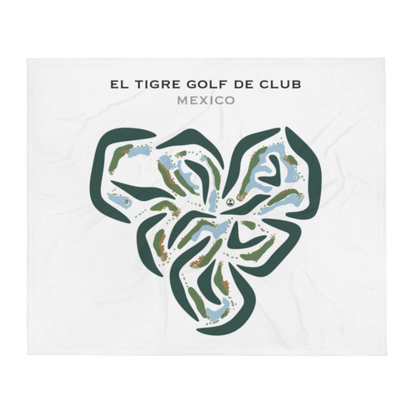 El Tigre Club de Golf, Mexico - Printed Golf Courses